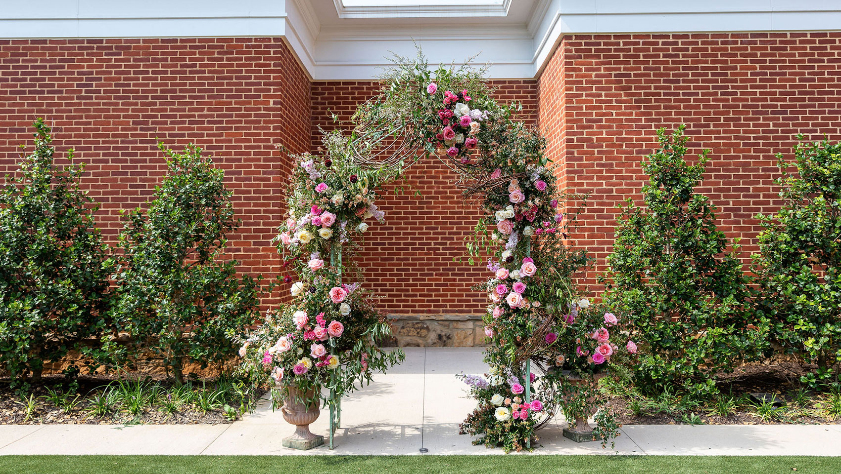 Wedding Arch at the Event Lawn