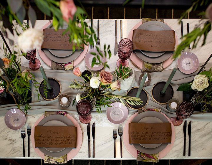 wedding tablescape